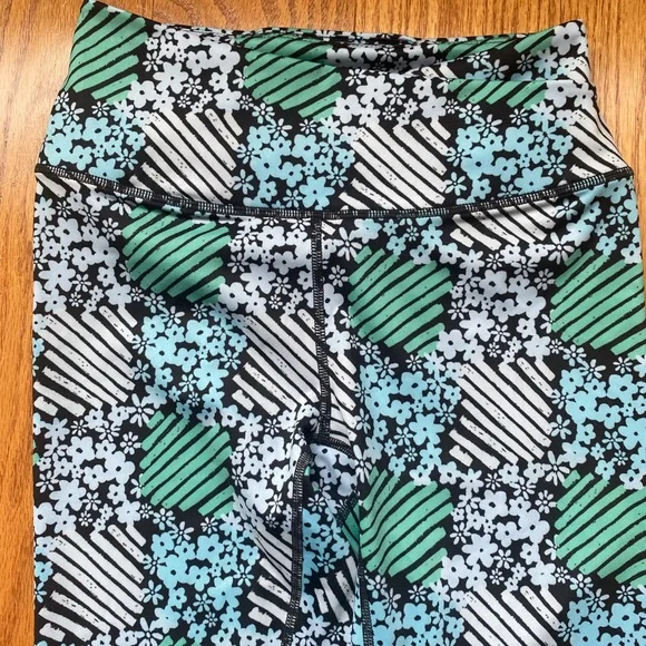 🆕 Free People Movement Daisy Check Print Ditsy Floral 7/8 Leggings S NEW - Picture 8 of 10